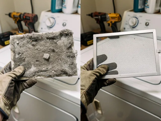 Professional lint trap cleaning by Santa Monica Dryer Vent Cleaning in Santa Monica