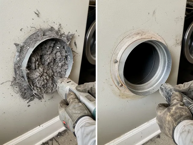 Professional clogged vent cleaning by Santa Monica Dryer Vent Cleaning in Santa Monica