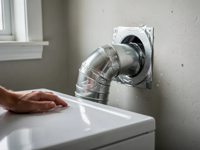 Santa Monica Dryer Vent Cleaning expert performing professional dryer vent repair and installation in Santa Monica