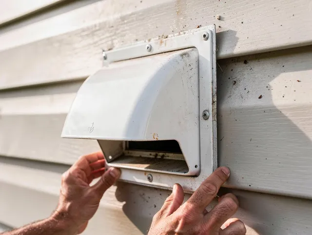 Santa Monica Dryer Vent Cleaning technician delivering thorough residential dryer vent cleaning service in Santa Monica
